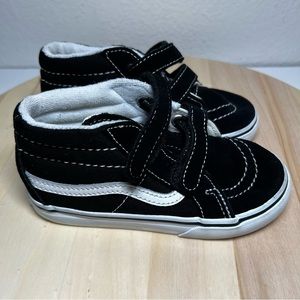 Vans SK8-Mid Reissue Black / True White Toddlers Size 10